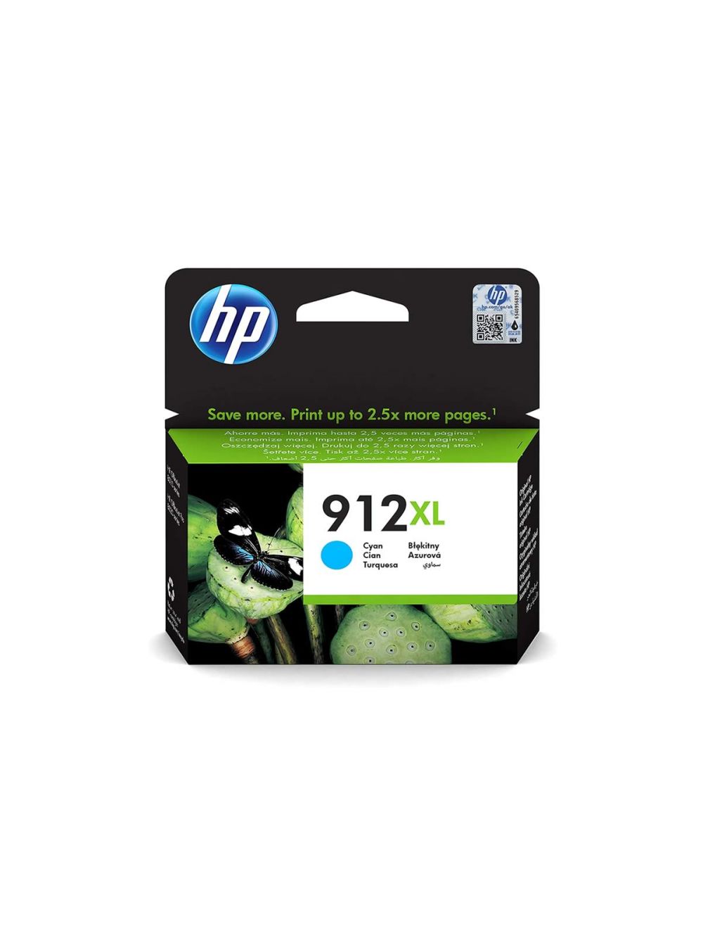 HP 912XL Cartouche d'encre cyan grande capacité authentique